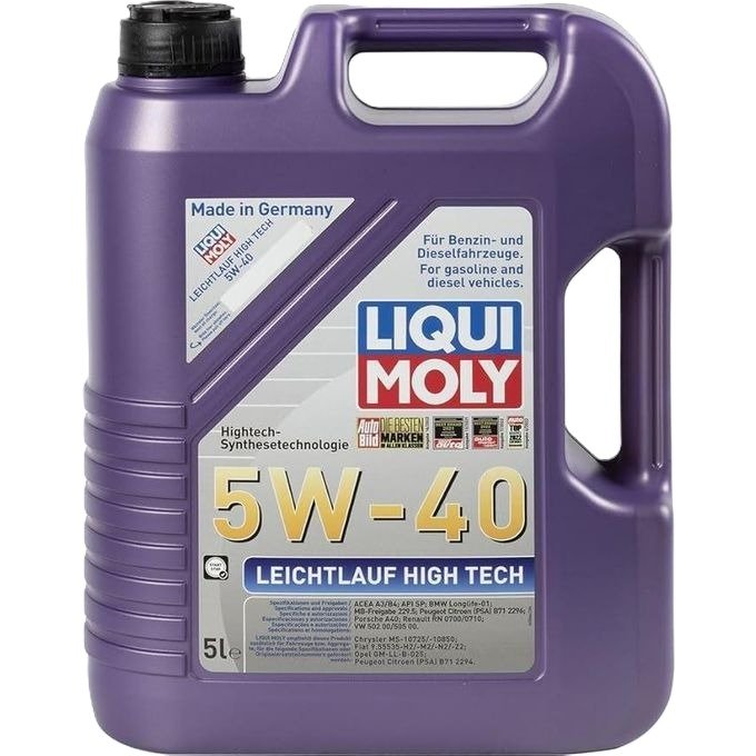 زيت المحرك من ليكوي مولي (5W-40)  High Tec مع قدرة فائقة ، 5 لتر